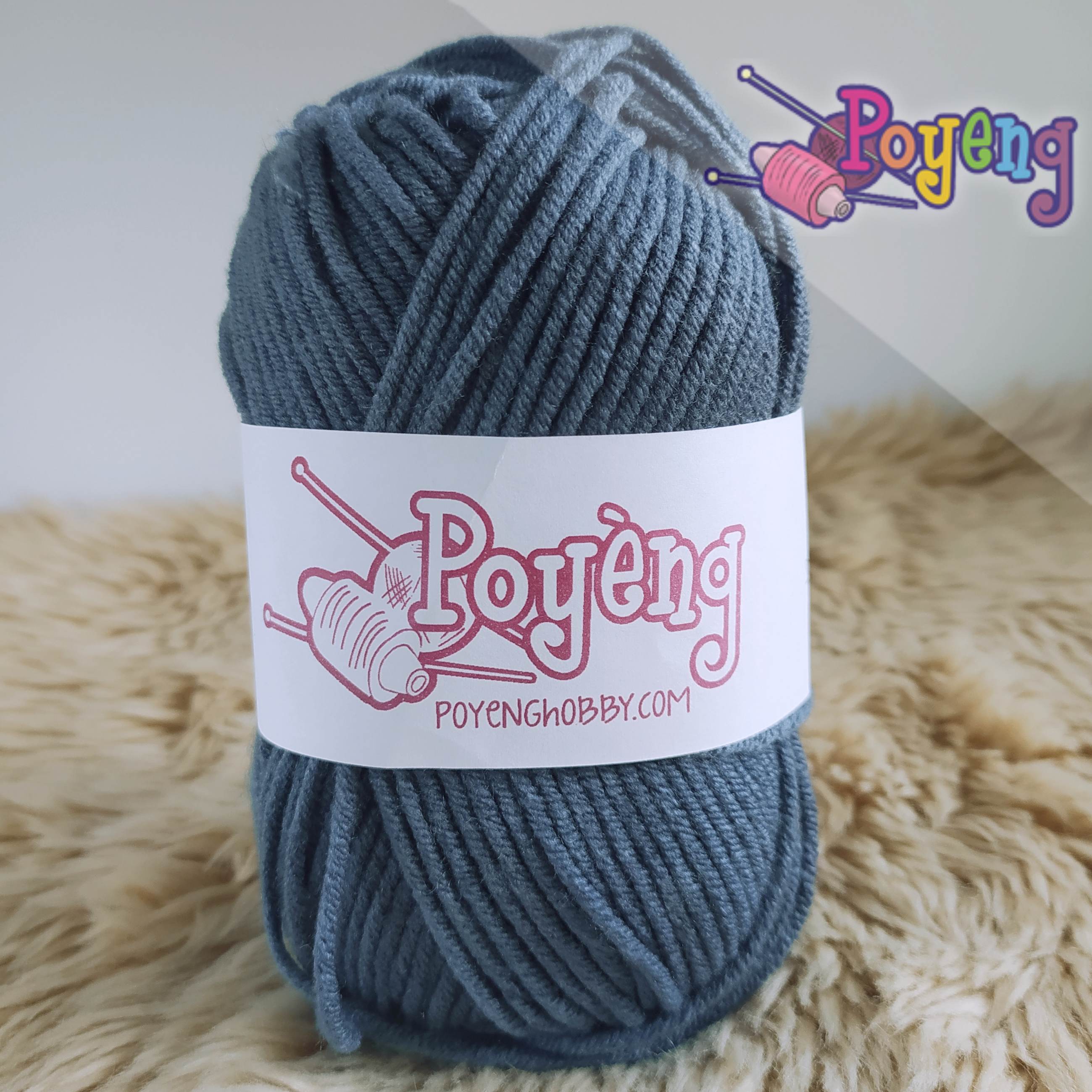 Sweet Milk Cotton Poyeng SM G4 (Anchor Gray)